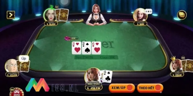 Hướng dẫn chơi poker đổi thưởng tại Mig8